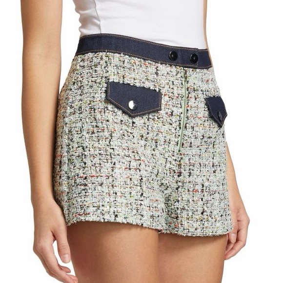 CINQ À SEPT/ NWT 
Anya Zoe Bouclé Shorts - Picture 3 of 11
